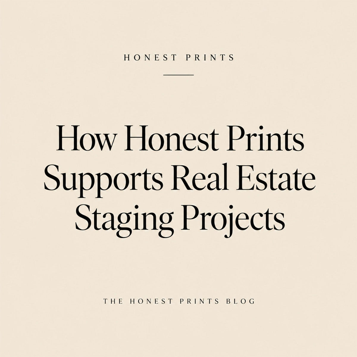 Artwork Staging Dubai: How Honest Prints Supports Real Estate Staging Projects