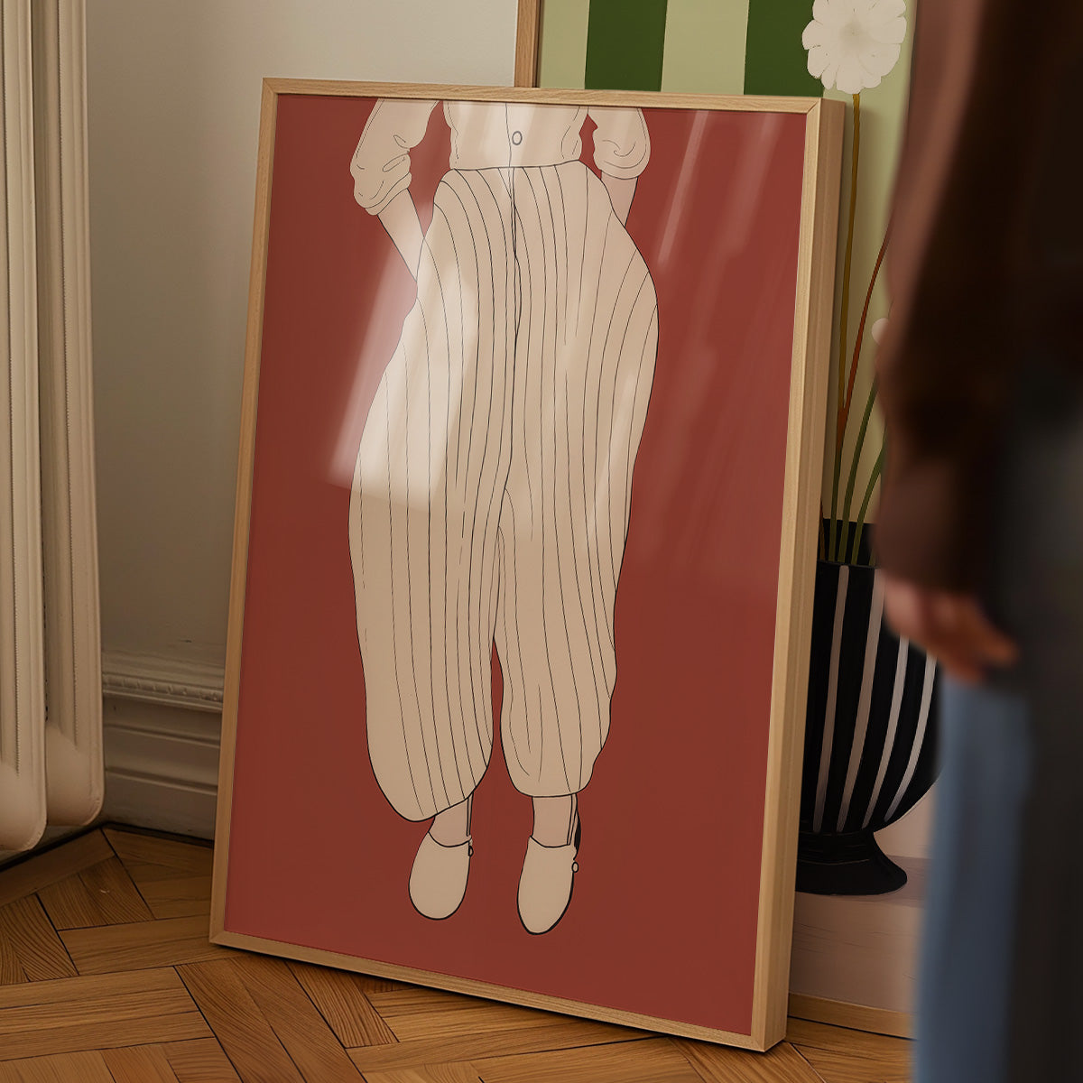 Pleated Stance