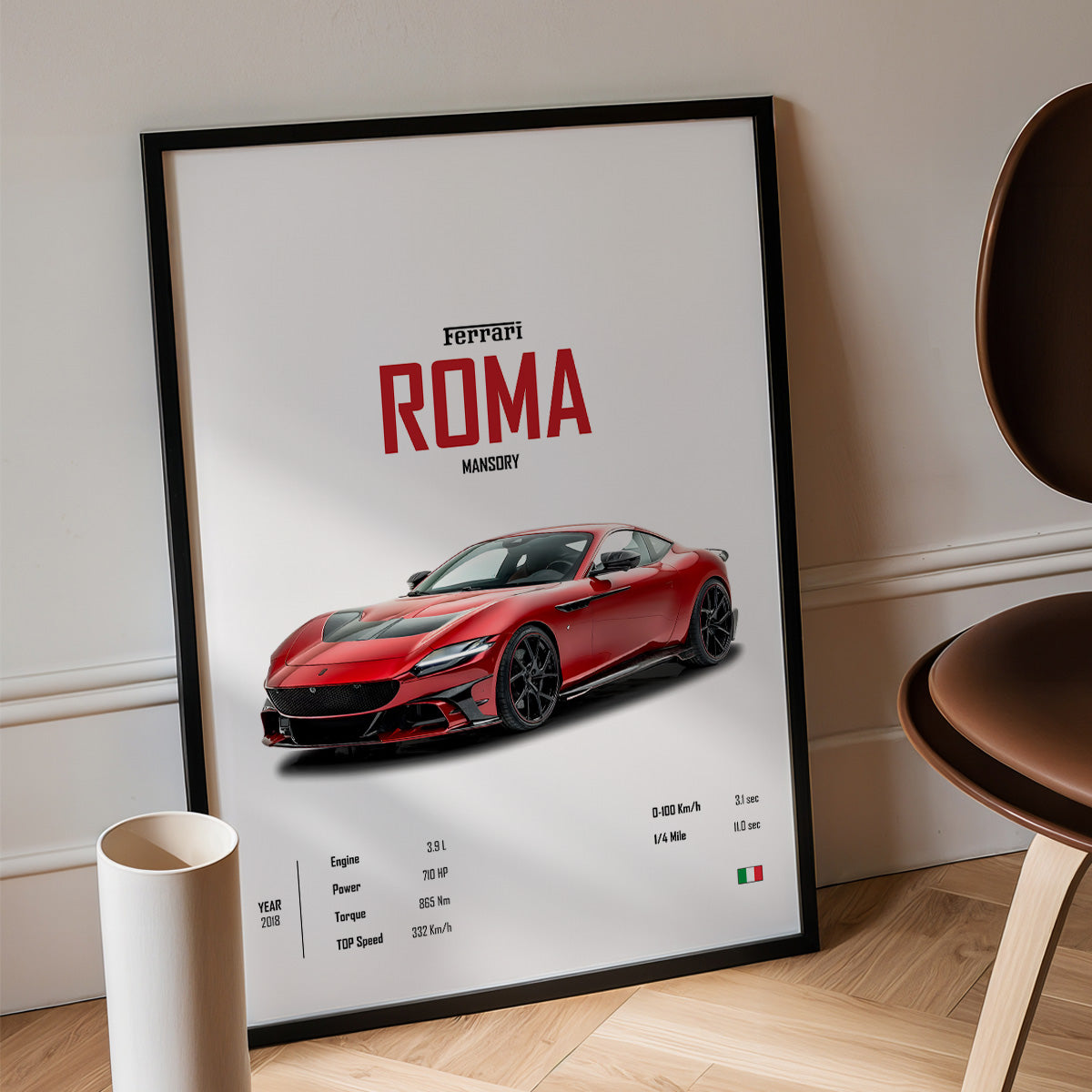 Roma 2018 Ferrari Wall Art – Framed Prints & Canvas Dubai UAE